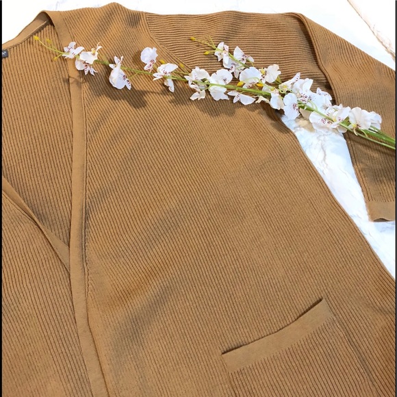 NWT - JESSICA LONDON LONG RIBBED CARDIGAN - DUSTER - Picture 3 of 7